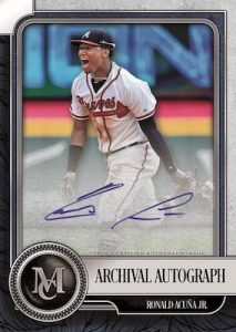 Archival Autographs Ronald Acuna Jr