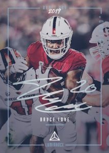 Draft Day Signatures Bryce Love