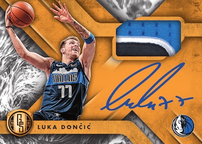 Gold Standard Rookie Jersey Auto Luka Doncic