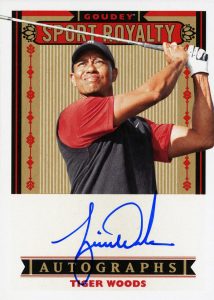 Goudey Sport Royalty Auto Tiger Woods