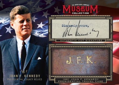 Museum Collection JFK Presidential Legacy Relics Cut Sig