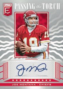 Passing the Torch Auto Doubles Front Joe Montana