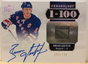 1 in 100 Auto Brian Leetch