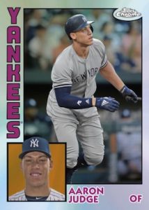 1984 Topps Baseball Aaron Judge MOCK UP
