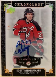 Base Diamond Relics Auto Scott Niedermayer