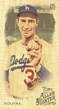 Base Mini Wood Sandy Koufax Base Mini Wood Sandy Koufax