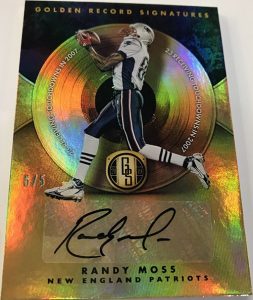 Golden Record Signatures Randy Moss