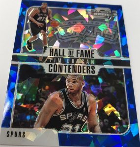 Hall of Fame Contenders Cracked Ice Blue Tim Duncan
