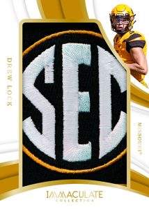 Immaculate Jumbo Patches Drew Lock MOCK UP