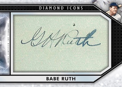 Immortal Cut Signatures Babe Ruth