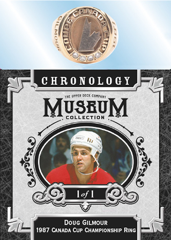 Museum Collection Relics Doug Gilmour Canada Cup Ring MOCK UP