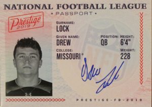NFL Passport Signatures Drew Lock