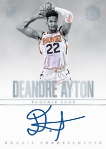 Rookie Endorsements Autos DeAndre Ayton MOCK UP