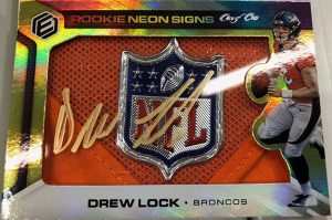 Rookie Neon Material Signs Shield Drew Lock