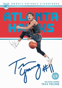 Rookie Notable Signatures Trae Young MOCK UP