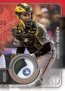 Stamp of Approval Authenticated Relics Buster Posey MOCK UP