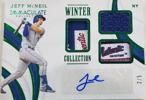 Winter Collection Auto Relics Jeff McNeil