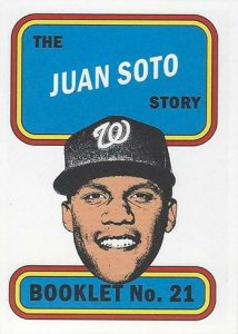 1970 Topps Player Story Booklets Juan Soto MOCK UP