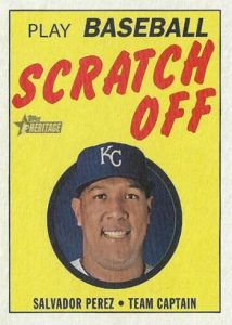 1970 Topps Scratch Off Salvador Pere MOCK UP