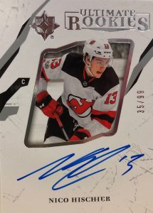 2017-18 Update Ultimate Rookies Auto Nico Hishier