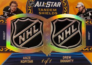 All-Star Skills Tandems Shield Patch Anze Kopitar, Drew Doughty