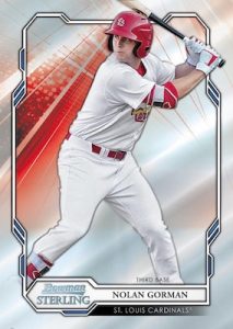 Base Prospect Nolan Gorman MOCK UP Base Prospect Nolan Gorman MOCK UP