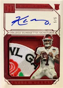 College Silhouettes Signatures Kyler Murray