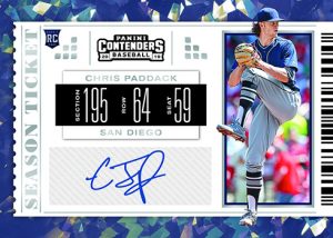 Contenders Season Ticket Auto Chris Paddock MOCK UP