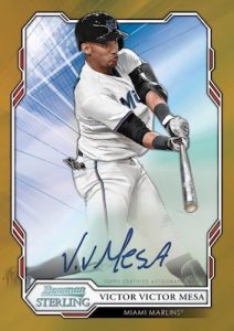 Prospect Auto Gold Refractor Victor Victor Mesa MOCK UP