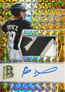 Spectra Rookie Jersey Auto Eloy Jimenez
