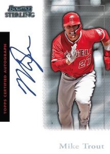 Sterling Retrospect Auto Mike Trout MOCK UP