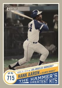 The Hammer's Greatest Hits Hank Aaron MOCK UP