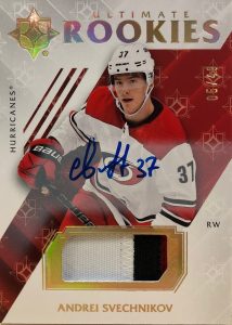 Ultimate Rookies Auto Patch Andrei Svechnikov