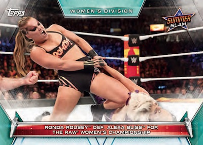 Base Memorable Matches and Moments Ronda Rousey Def Alexa Bliss
