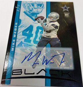 Rookie Auto Platinum Mike Weber