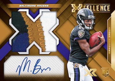 Rookie Xcellence Auto Swatches Marquise Brown MOCK UP