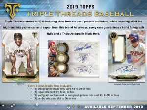 2019 Topps Triple Threads Baseball
