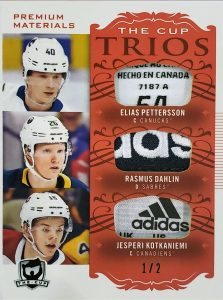 Cup Trios Elias Pettersson, Rasmus Dahlin, Jesperi Kotkaniemi