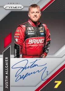 Driver Signatures Prizm Justin Allgaier