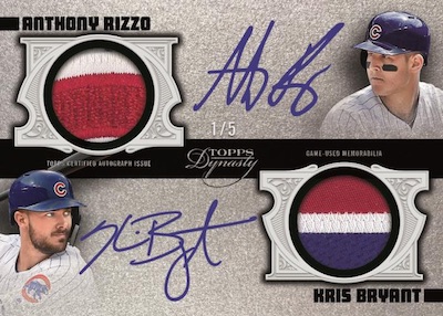 Dual Auto Patch Anthony Rizzo, Kris Bryant MOCK UP