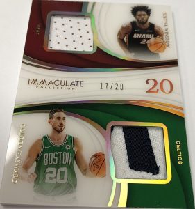 Dual Patches Jersey Number Gordon Hayward, Justise Winslow Dual Patches Jersey Number Gordon Hayward, Justise Winslow