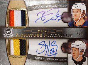 Dual Signature Materials Connor McDavid, Sidney Crosby