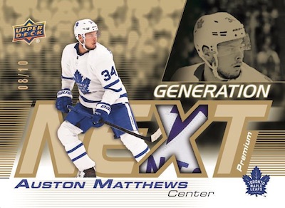 Generation Next Jersey Relic Auston Matthews MOCK UP