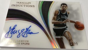 Immaculate Inductions Auto George Gervin