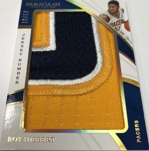 Jumbo Patches Jersey Number Roy Hubbert