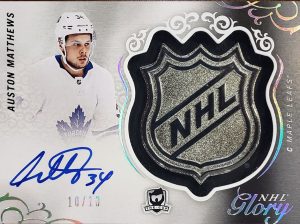 NHL Glory Auto Metal Shield Auston Matthews