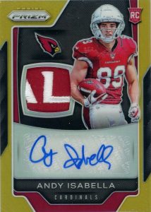 Rookie Patch Auto Andy Isabella