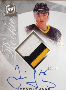 Update 2017-18 The Cup Rookie Tribute Auto Patch Jaromir Jagr