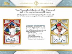 2019 Topps Transcendent Collection Baseball