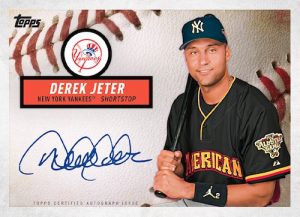 Autographs Derek Jeter MOCK UP